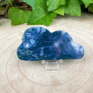 Moss Agate Crystal Cloud
